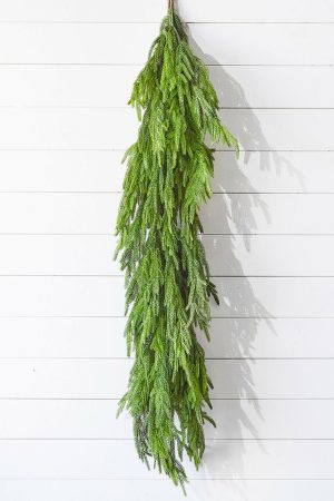 Christmas Garlands | 47" Real Touch Norfolk Pine Dripping Garland Christmas Garlands Christmas Garlands