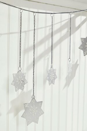 Christmas Garlands | 54" Snowflake Garland Christmas Garlands Christmas Garlands