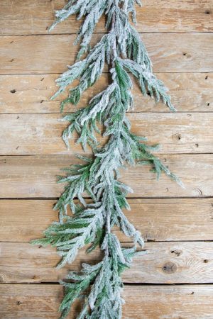 Christmas Garlands | 60" Real-Touch Flocked Norfolk Garland Christmas Garlands Christmas Garlands